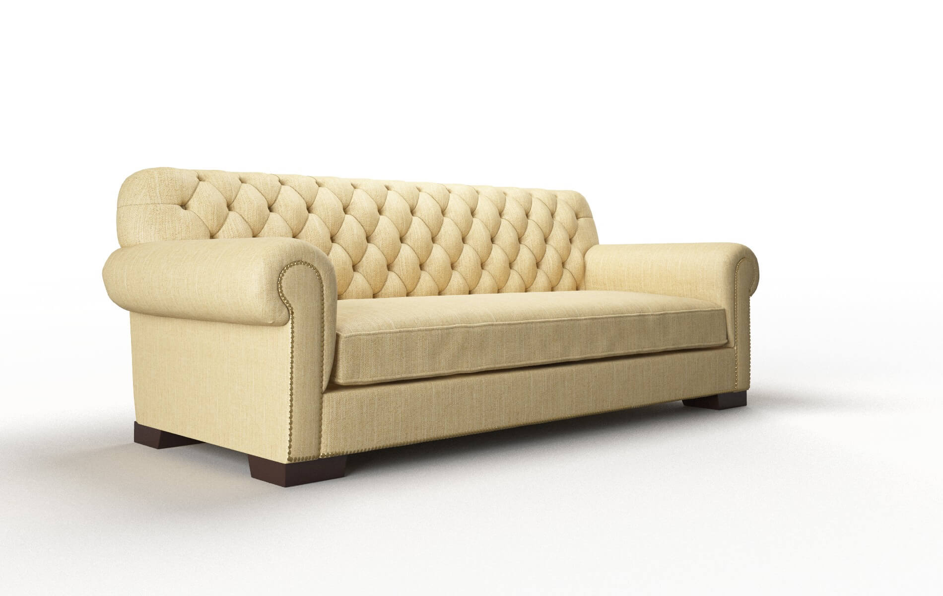 Chester Malibu Maize Sofa espresso legs 2