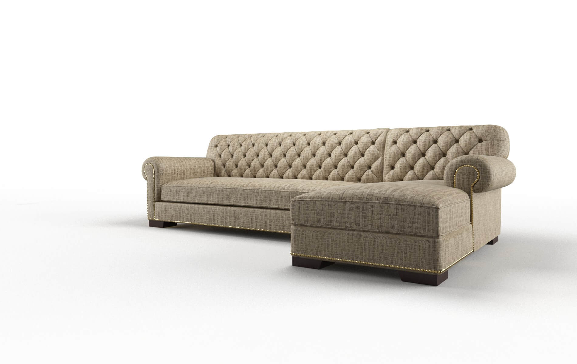 Chester Marcy Camel Panel espresso legs 4