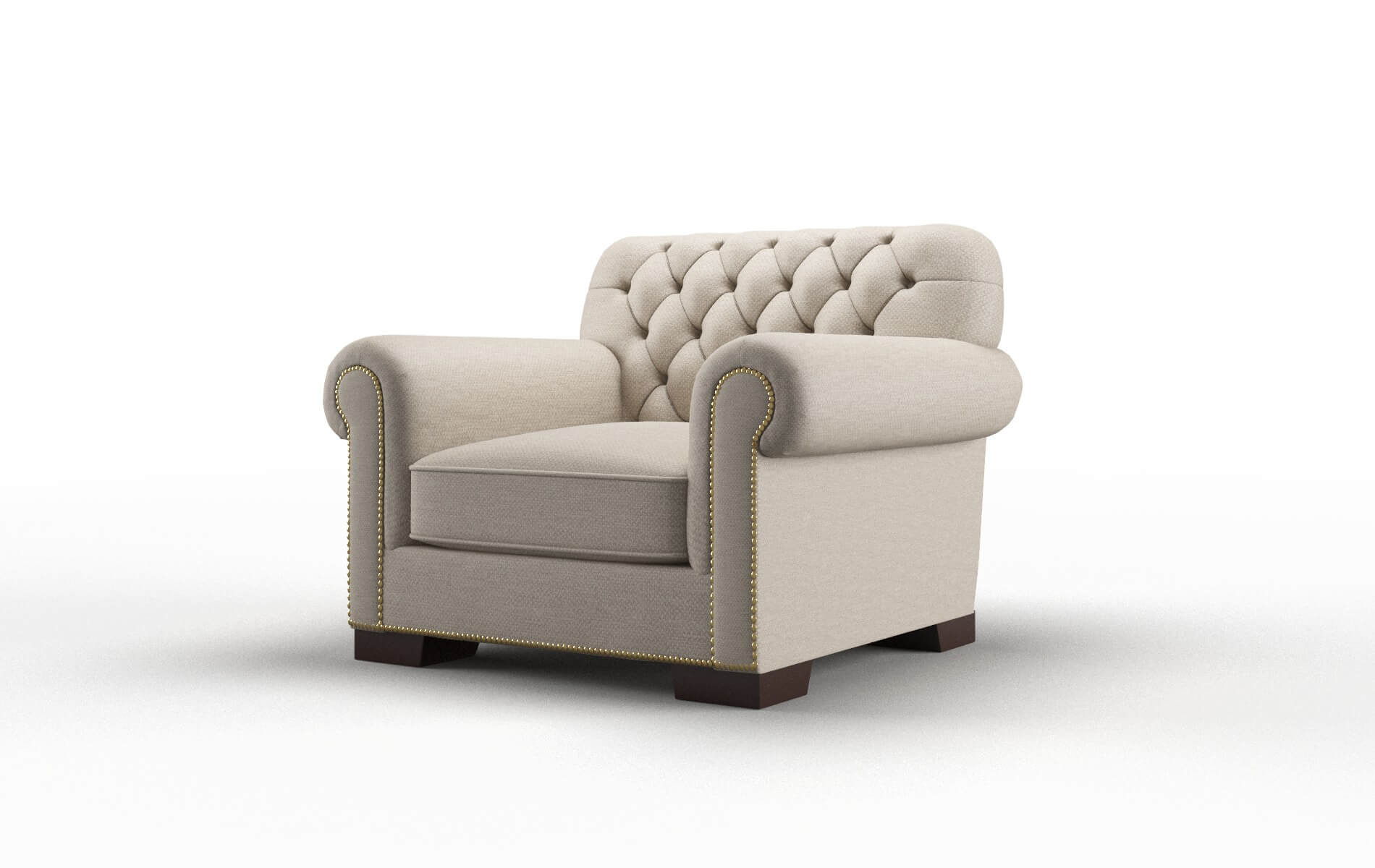 Chester Naples Almond Chair espresso legs 4