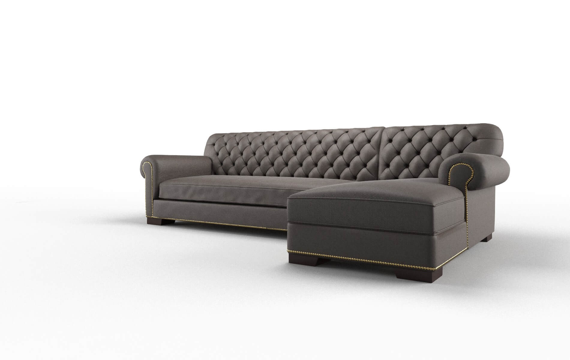 Chester Naples Graphite Panel espresso legs 4