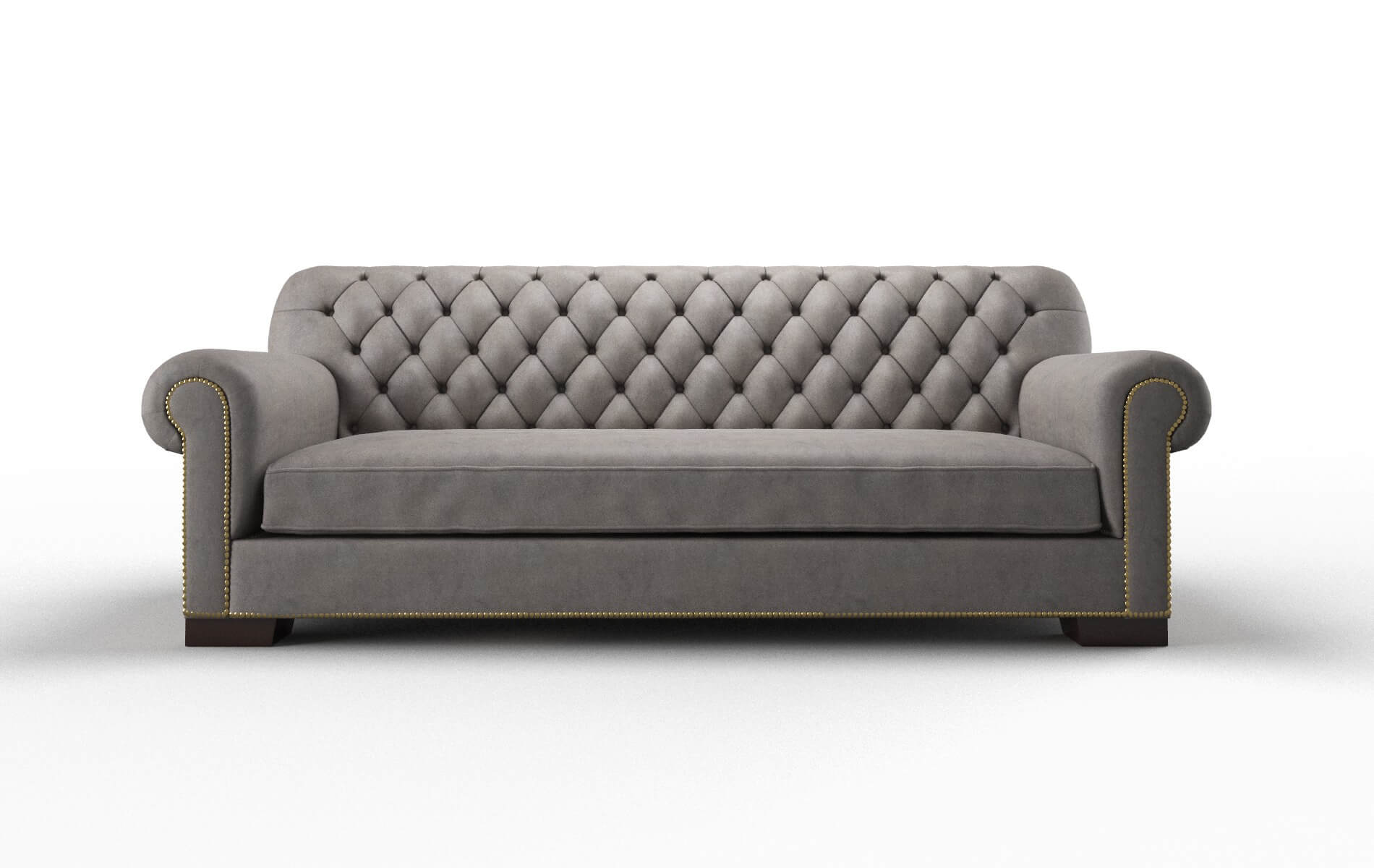 Chester Noble otter Sofa Espresso Legs  1