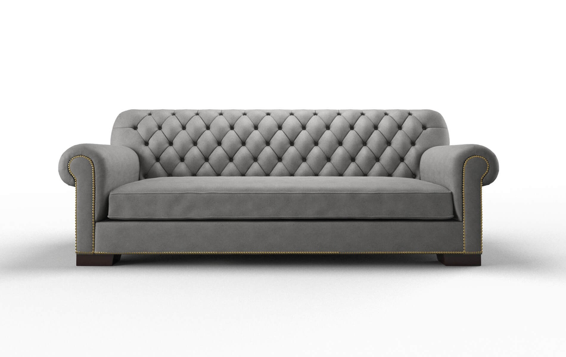 Chester Noble Smoke Sofa espresso legs 1