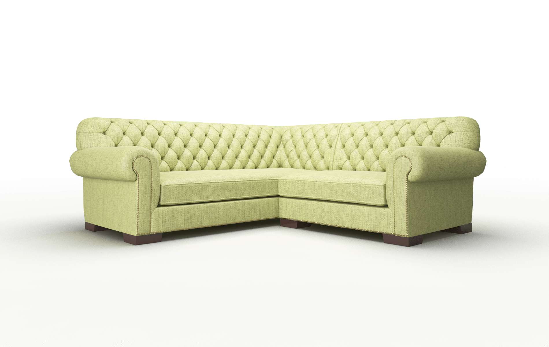 Chester Notion Appletini Sectional espresso legs
