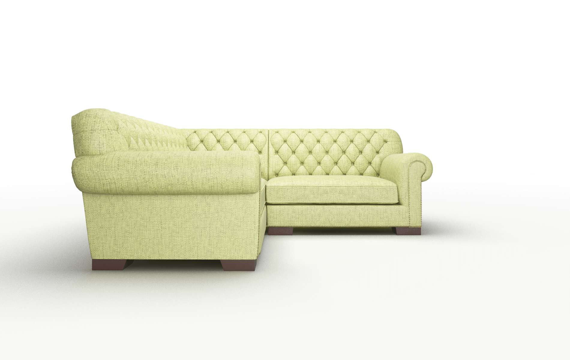 Chester Notion Appletini Sectional espresso legs 2