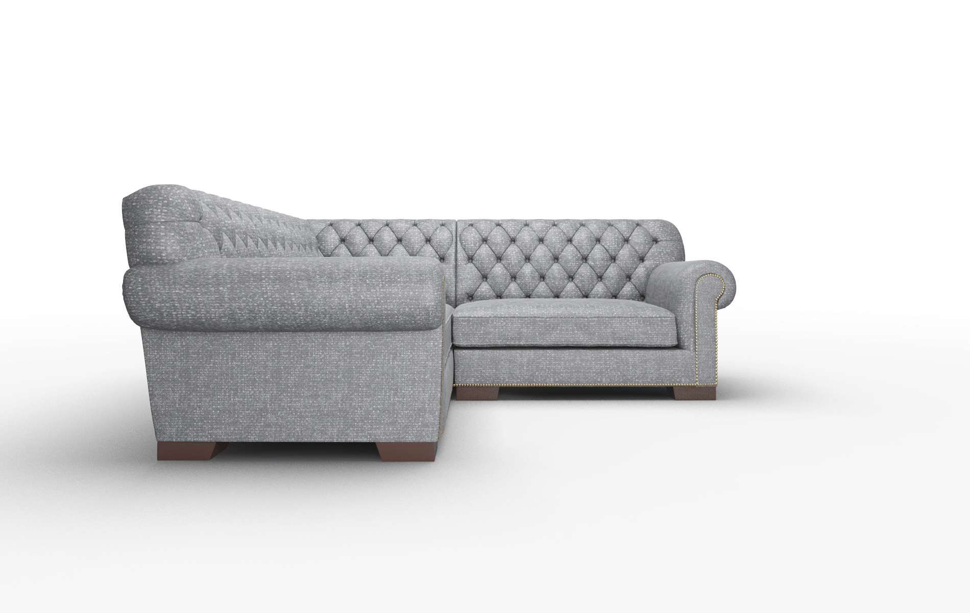 Chester Notion Graphite Sectional espresso legs 2