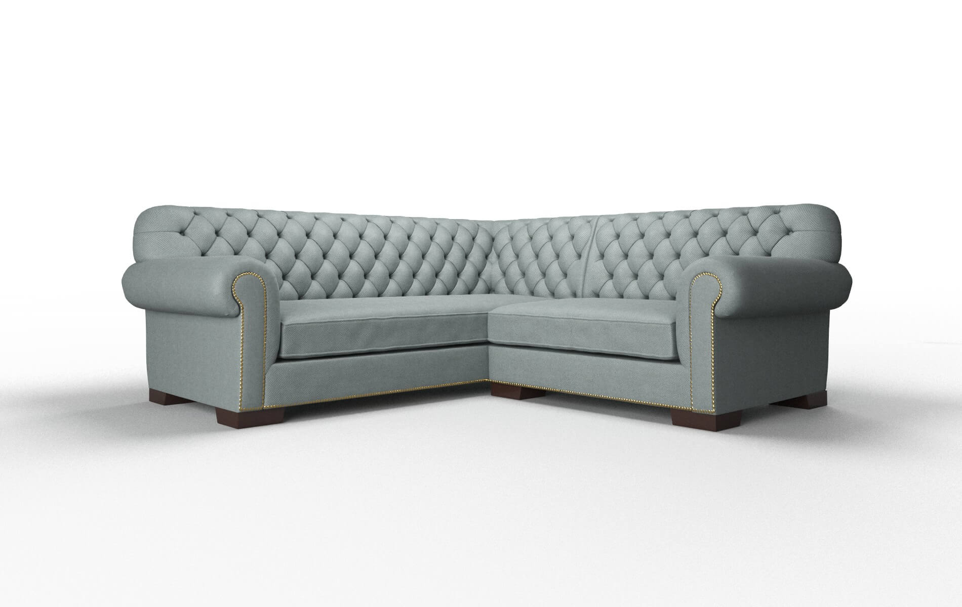 Chester Oakley Baltic Sectional espresso legs 1