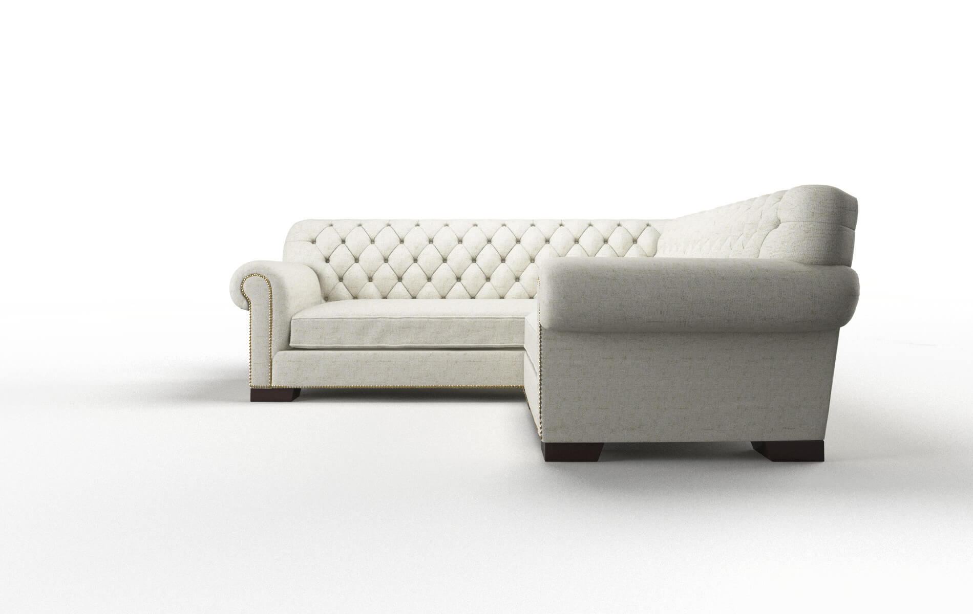 Chester Oceanside Birch Sectional espresso legs 5