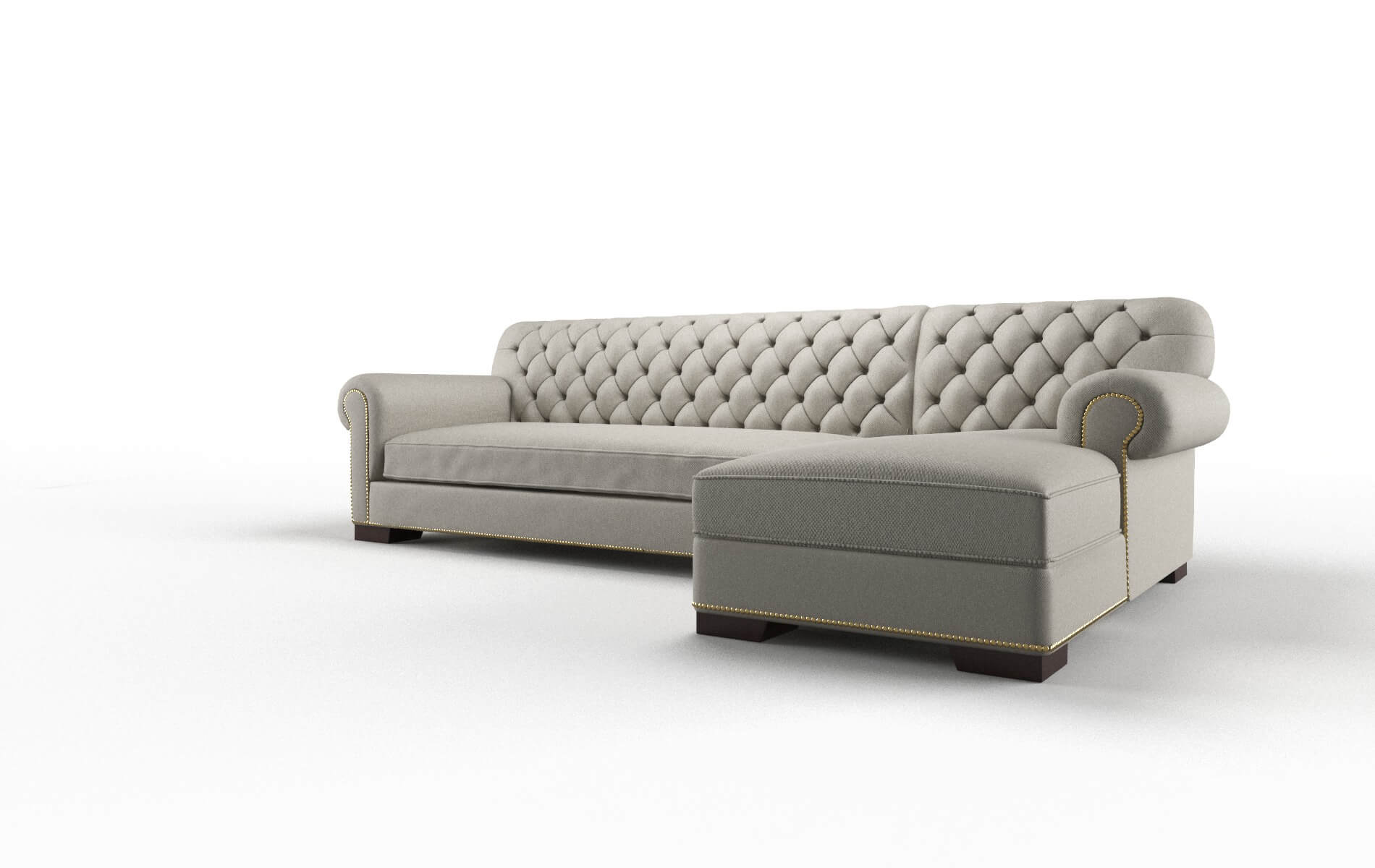 Chester Oscar Silver Panel espresso legs 4