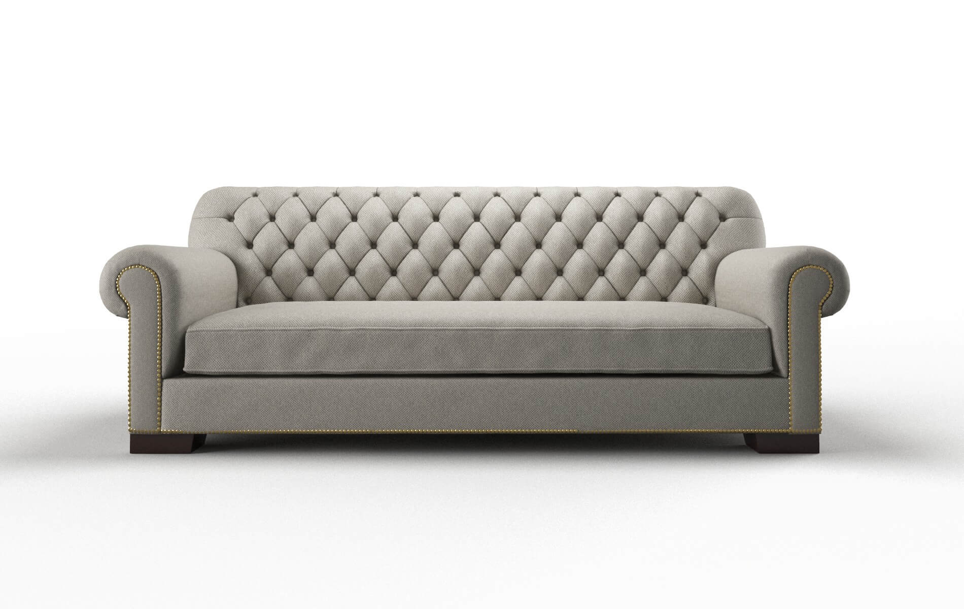 Chester Oscar Silver Sofa espresso legs 1