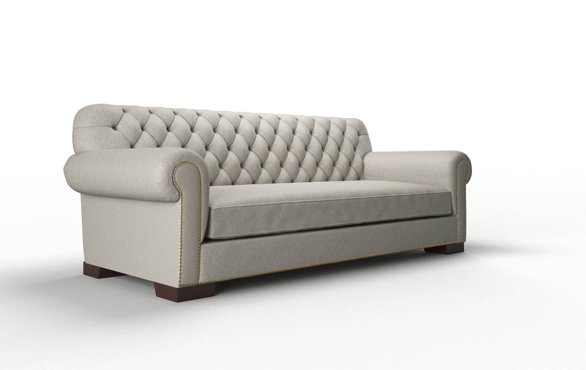 Chester Oscar Silver Sofa espresso legs 2