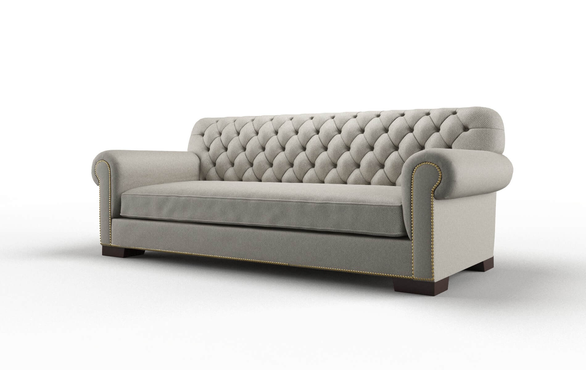 Chester Oscar Silver Sofa espresso legs 4