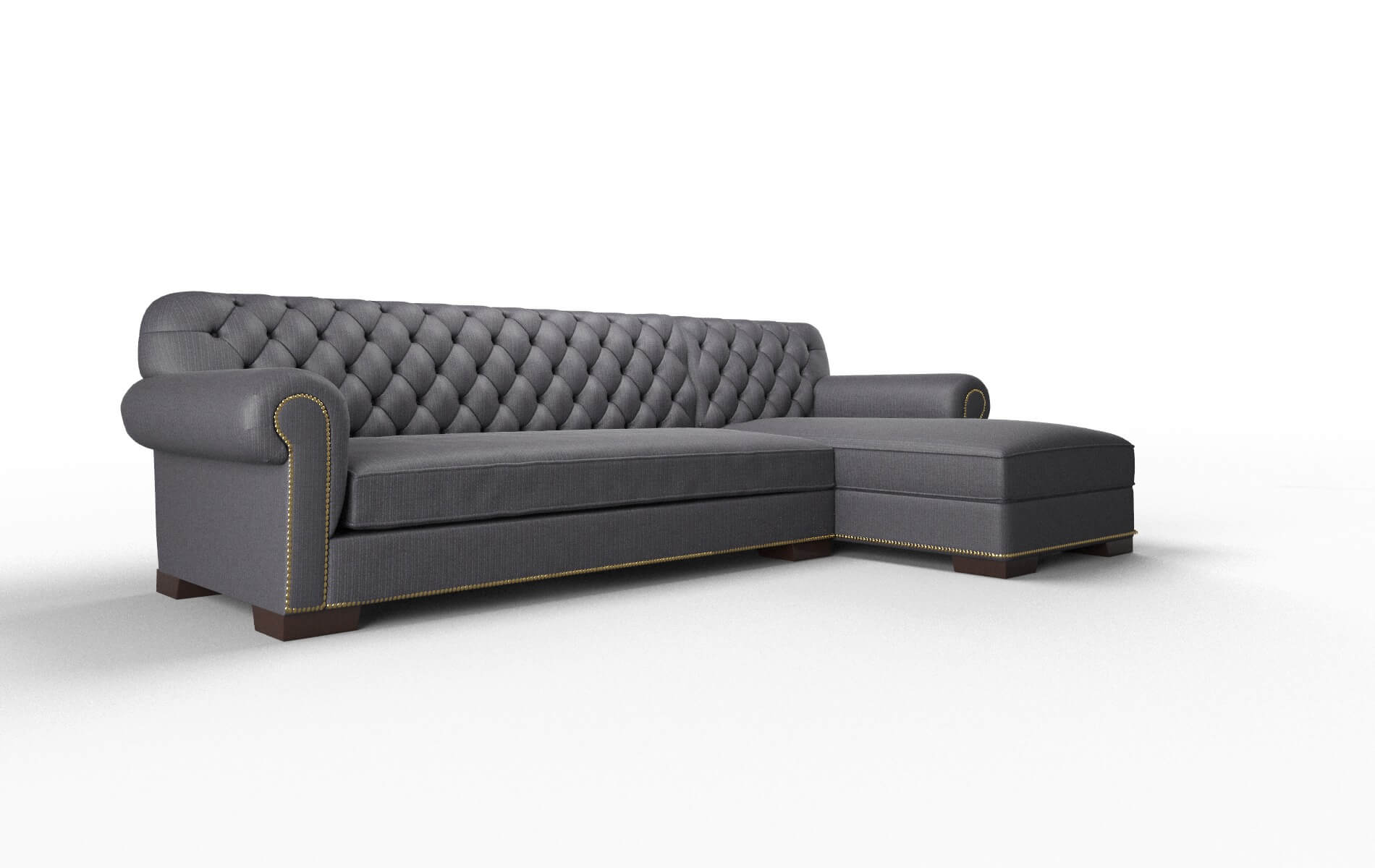 Chester Parker Charcoal Panel espresso legs 2