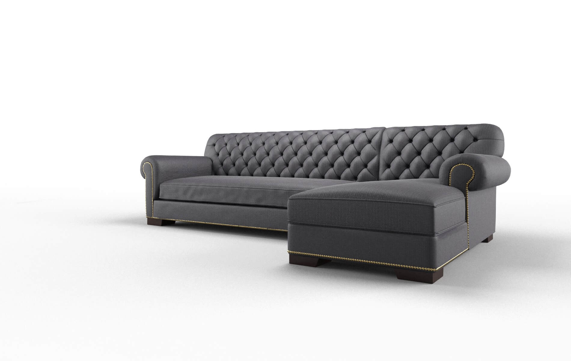 Chester Parker Charcoal Panel espresso legs 4