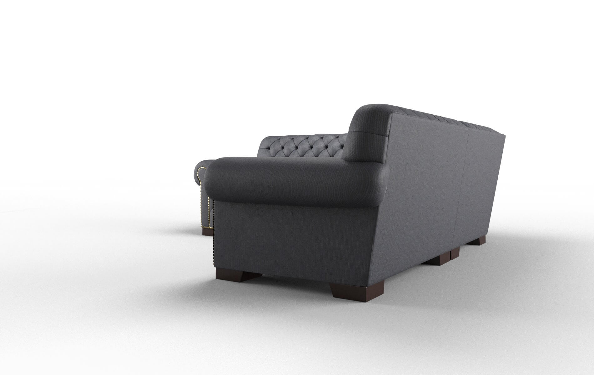 Chester Parker Midnight Sectional espresso legs 4