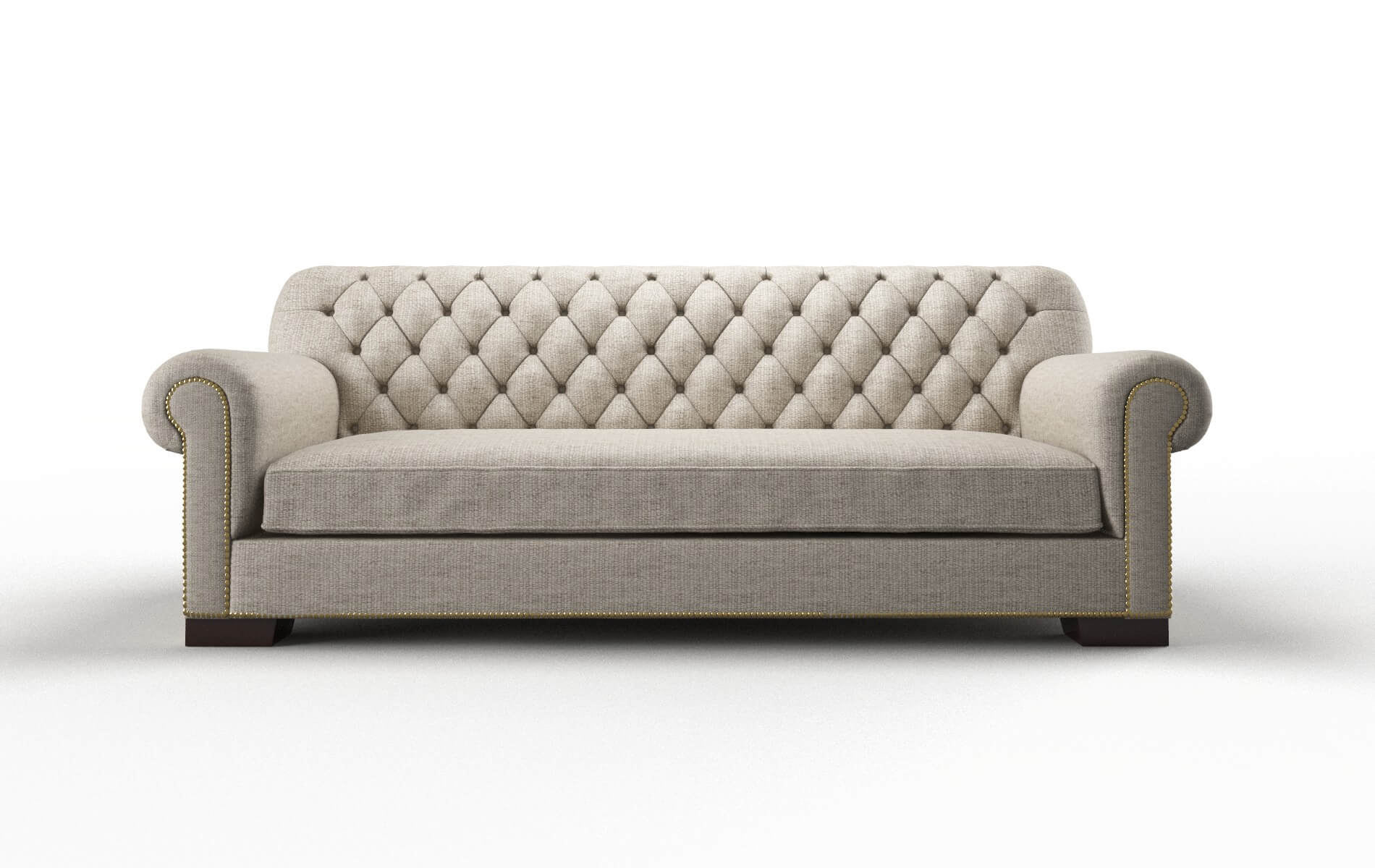 Chester Parker Wheat Sofa espresso legs 1