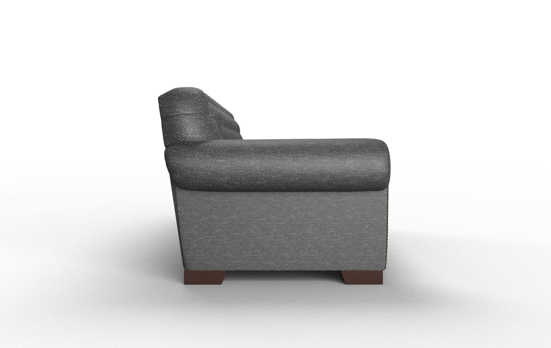 Chester Phoenix Charcoal Sofa espresso legs 3
