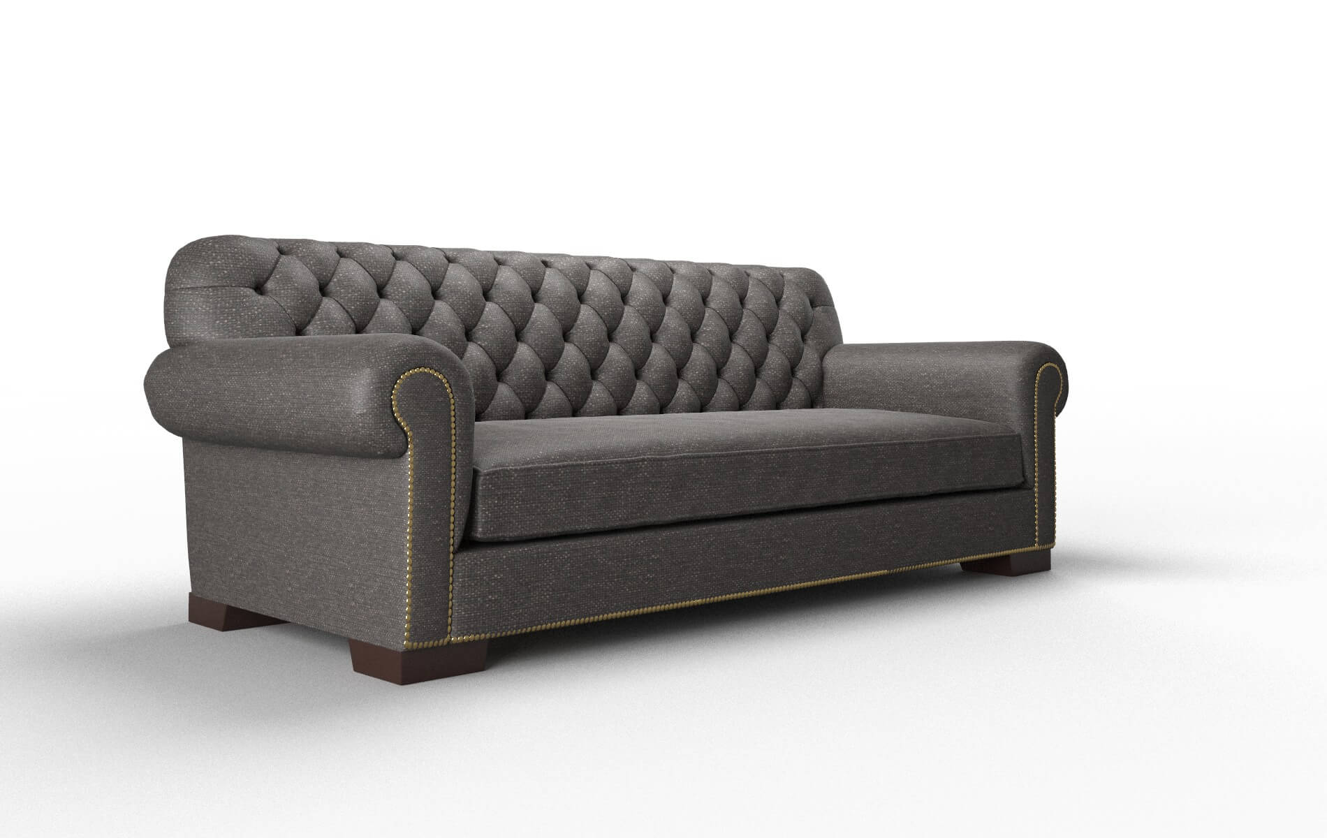 Chester Phoenix Chocolate Sofa espresso legs 2