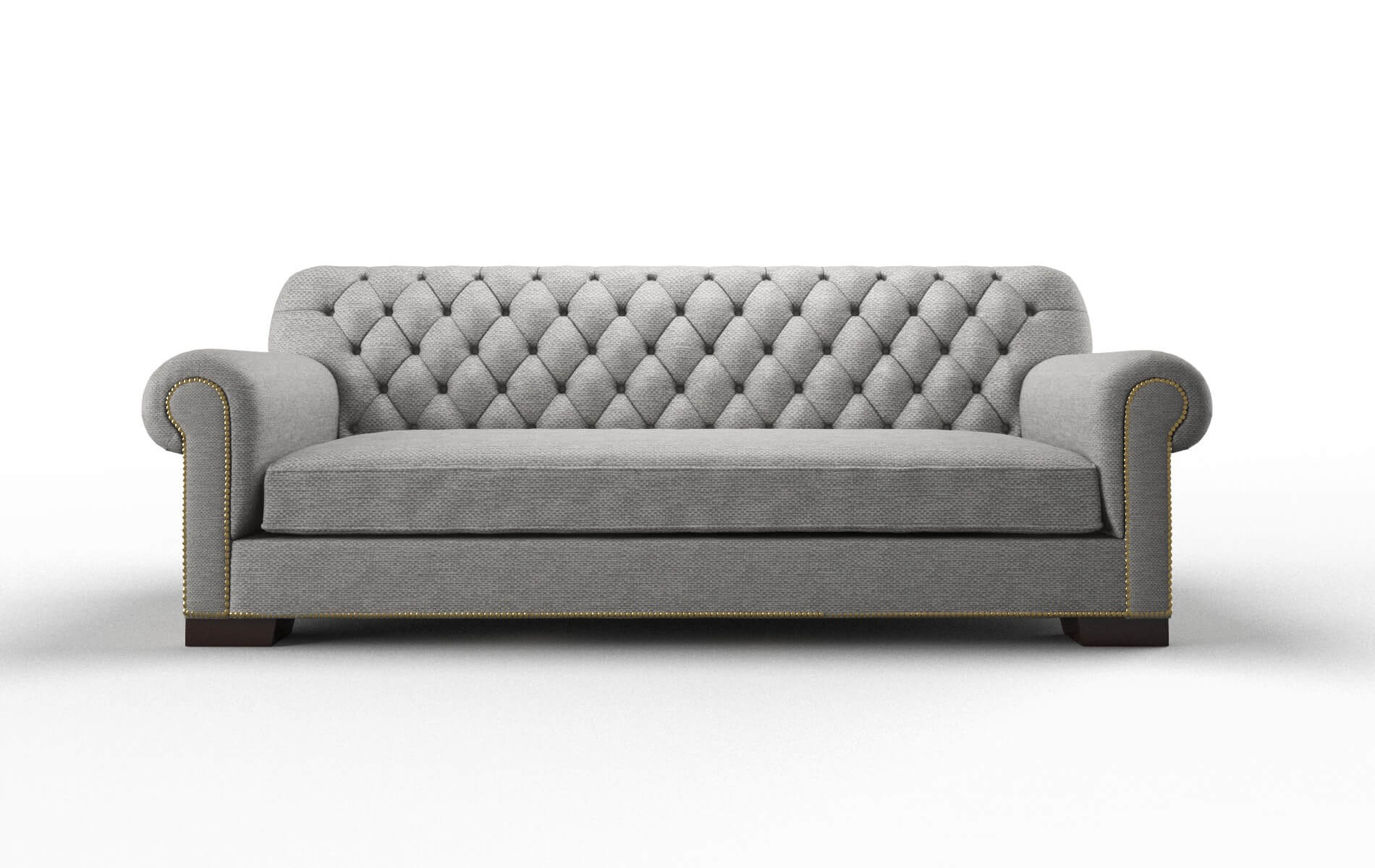 Chester Phoenix Smoke Sofa espresso legs 1