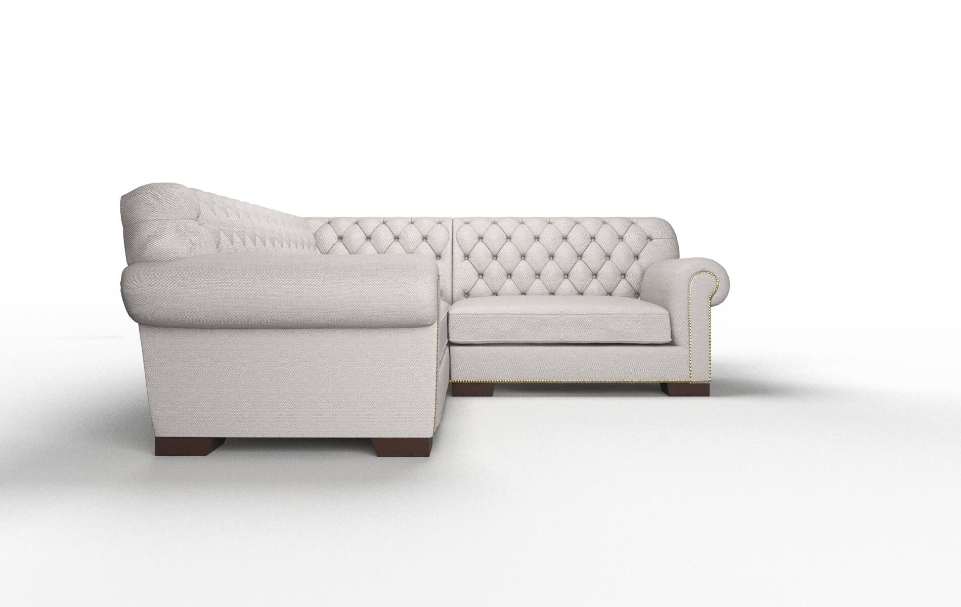 Chester Phoenix Sterling Sectional espresso legs 2