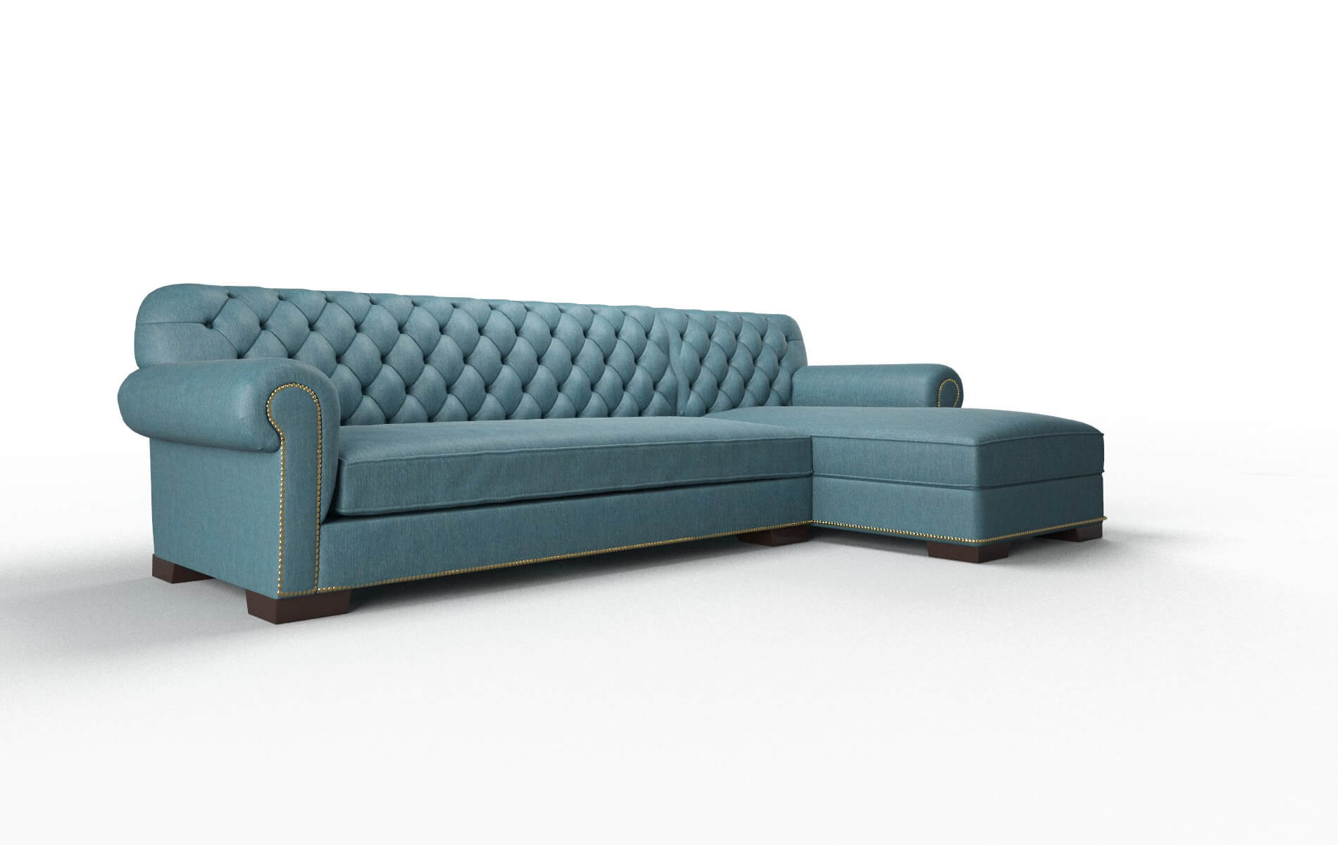 Chester Portland Prussian Panel espresso legs 2