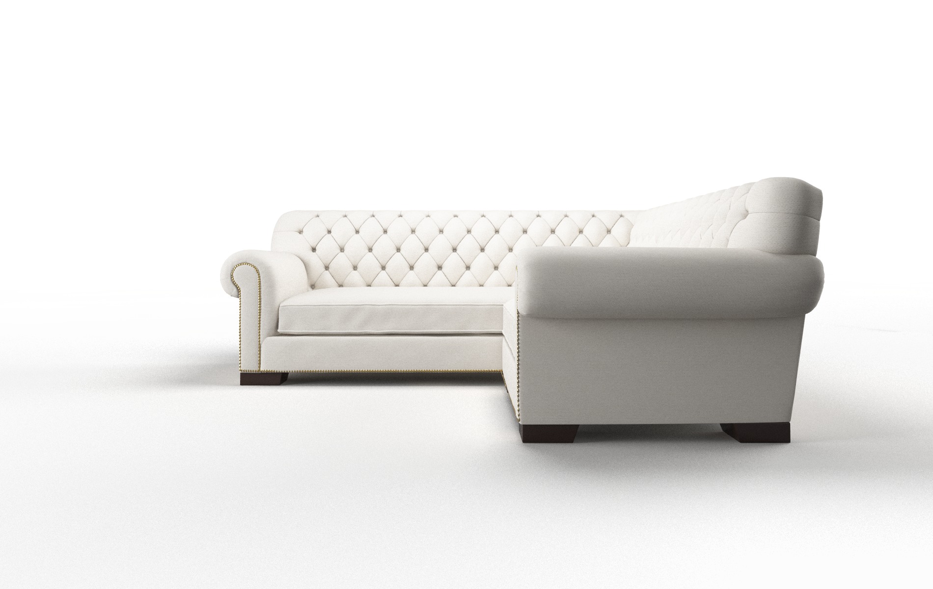 Chester Redondo Pearl Sectional espresso legs 5