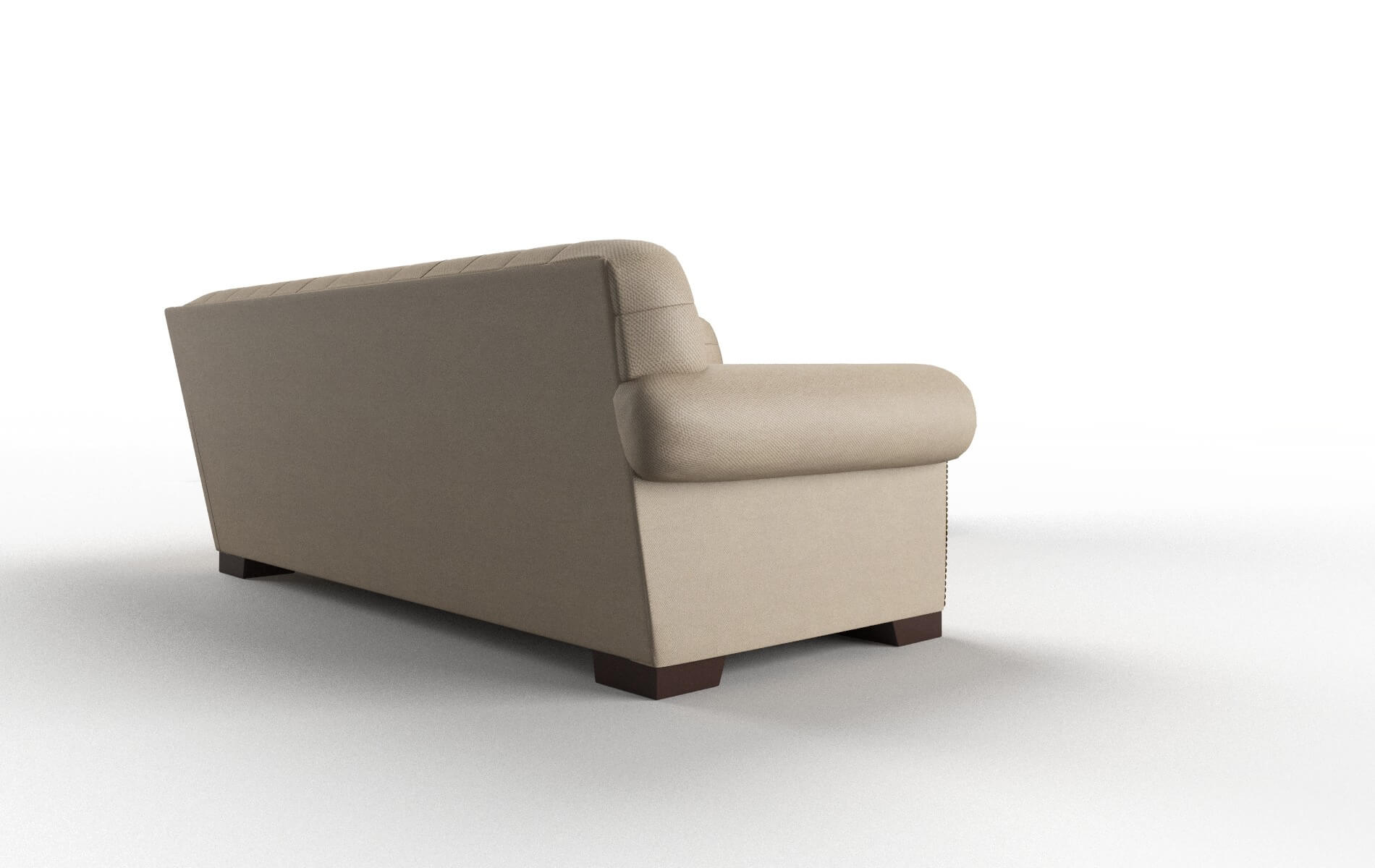 Chester Rocket Cappuccino Sectional espresso legs 3