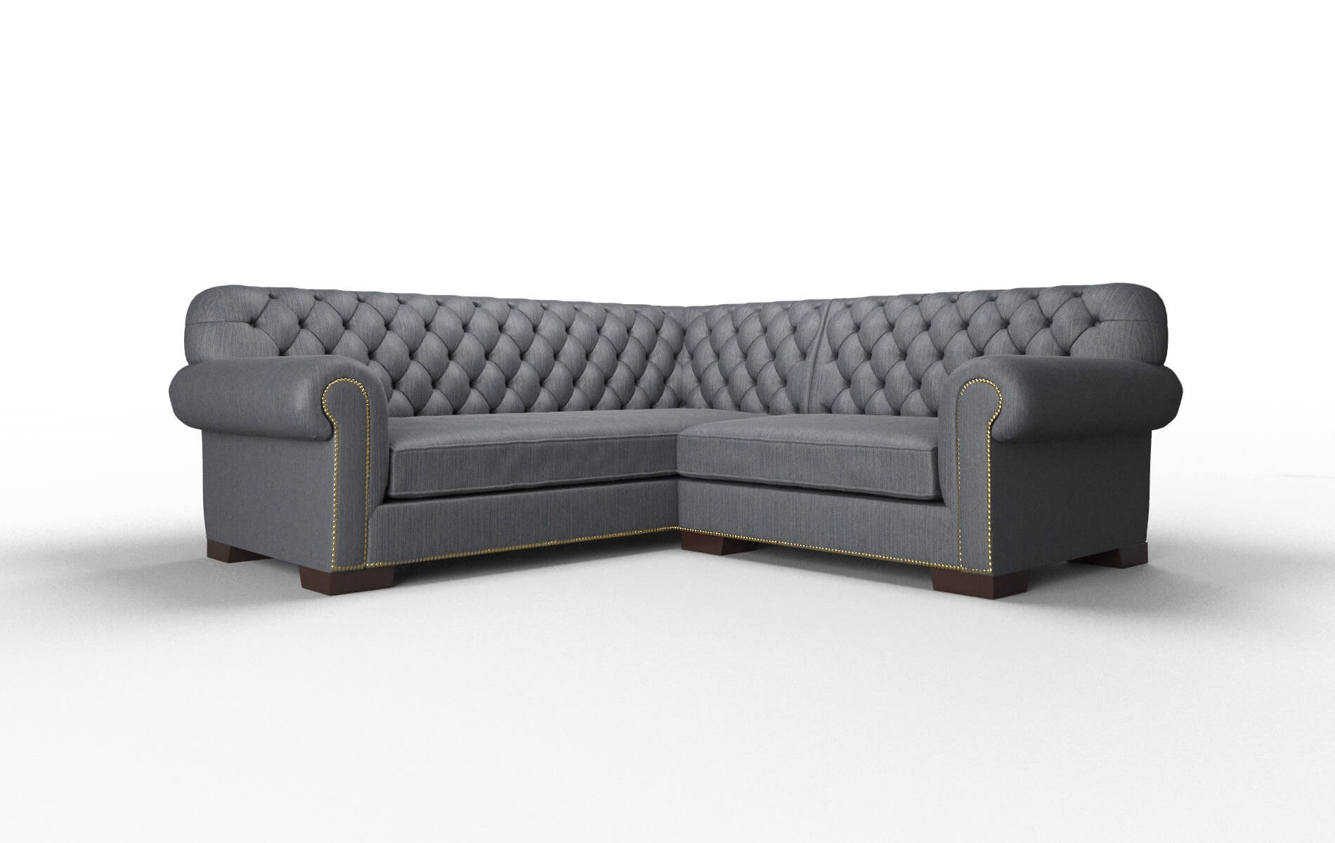 Chester Rocket Eclipse Sectional espresso legs