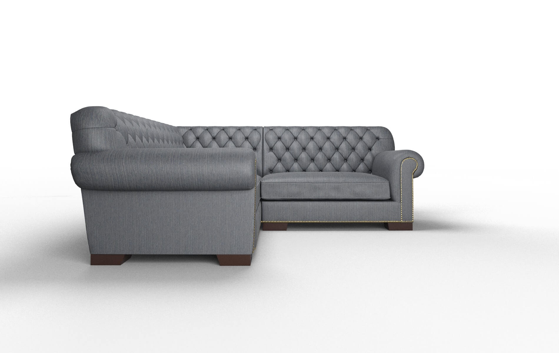 Chester Rocket Eclipse Sectional espresso legs 2