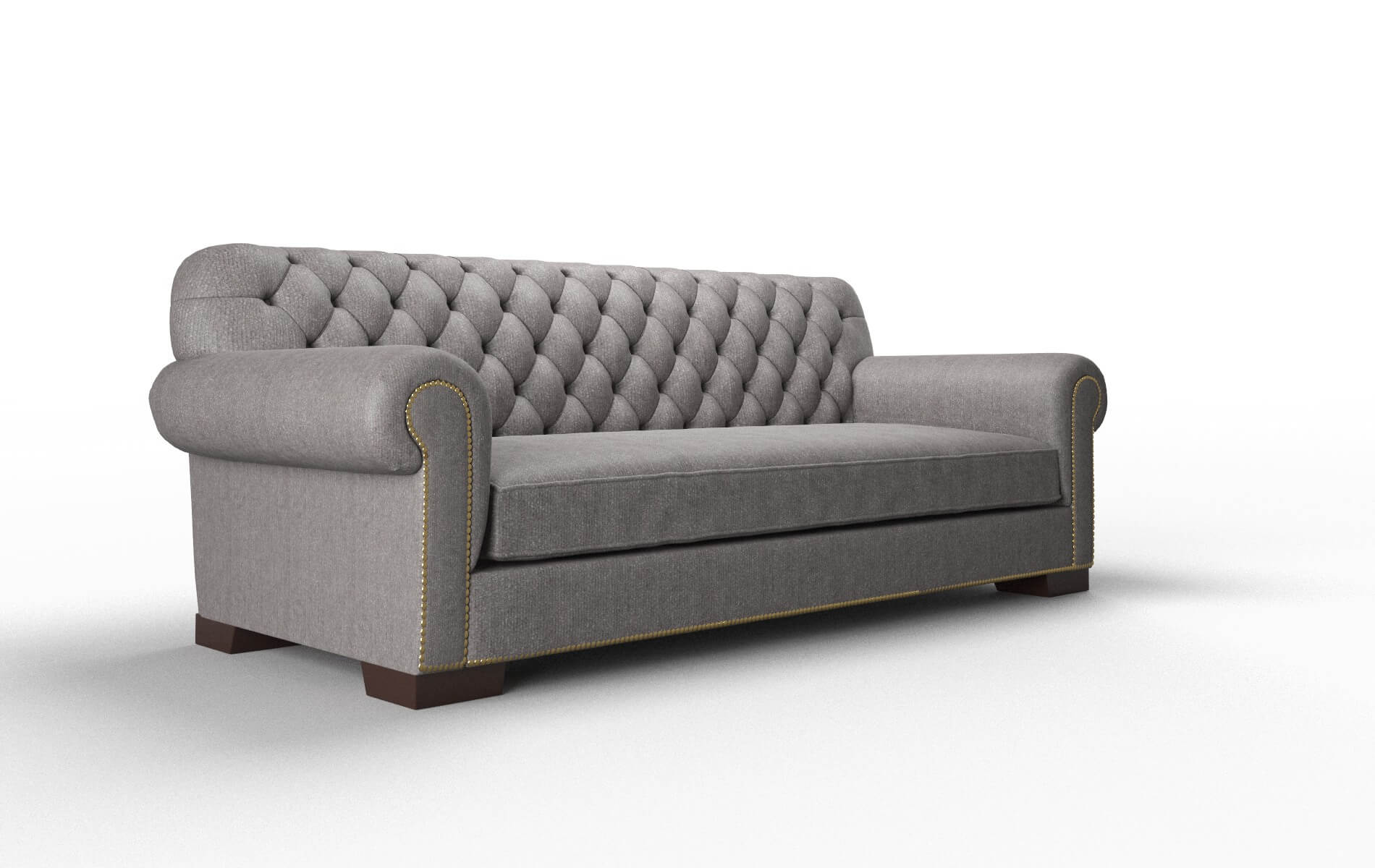 Chester Sasha Granite Sofa espresso legs 2