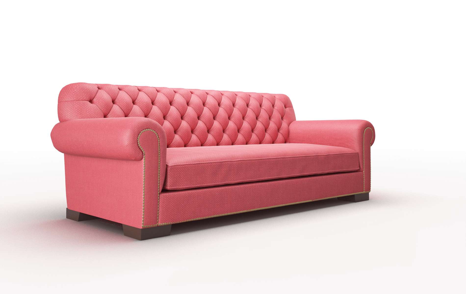 Chester Sorrento Berry Sofa espresso legs 2