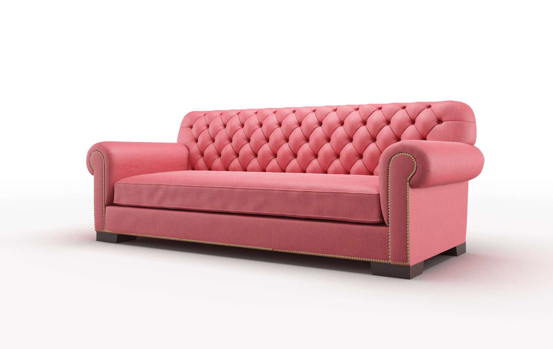 Chester Sorrento Berry Sofa espresso legs 4