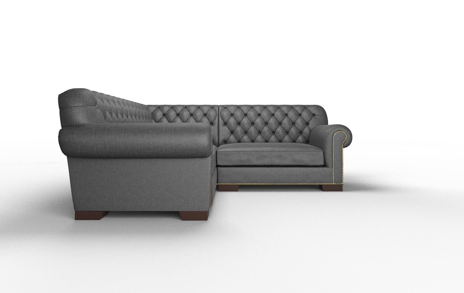 Chester Sosoftness 54 Sectional espresso legs 2