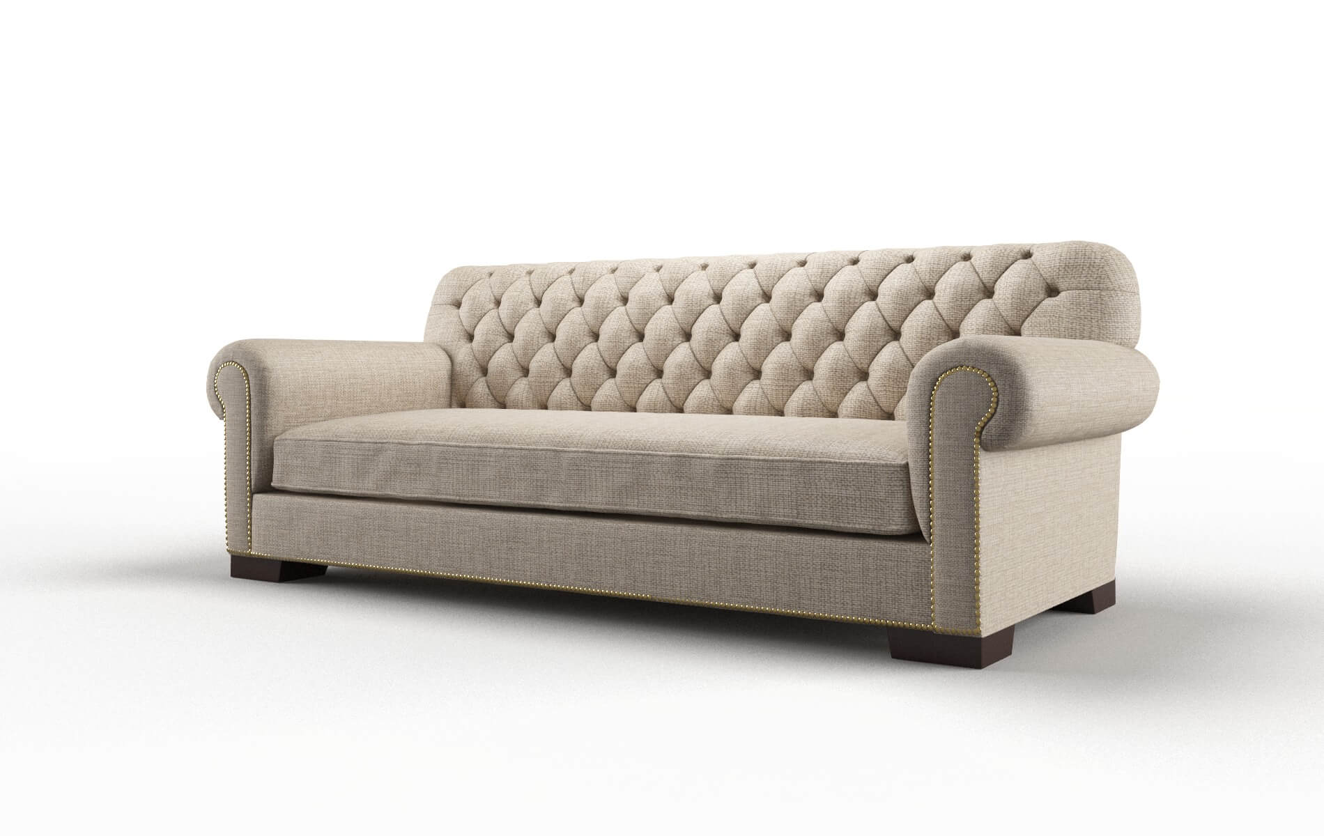 Chester Sosoftness 74 Sofa espresso legs 4