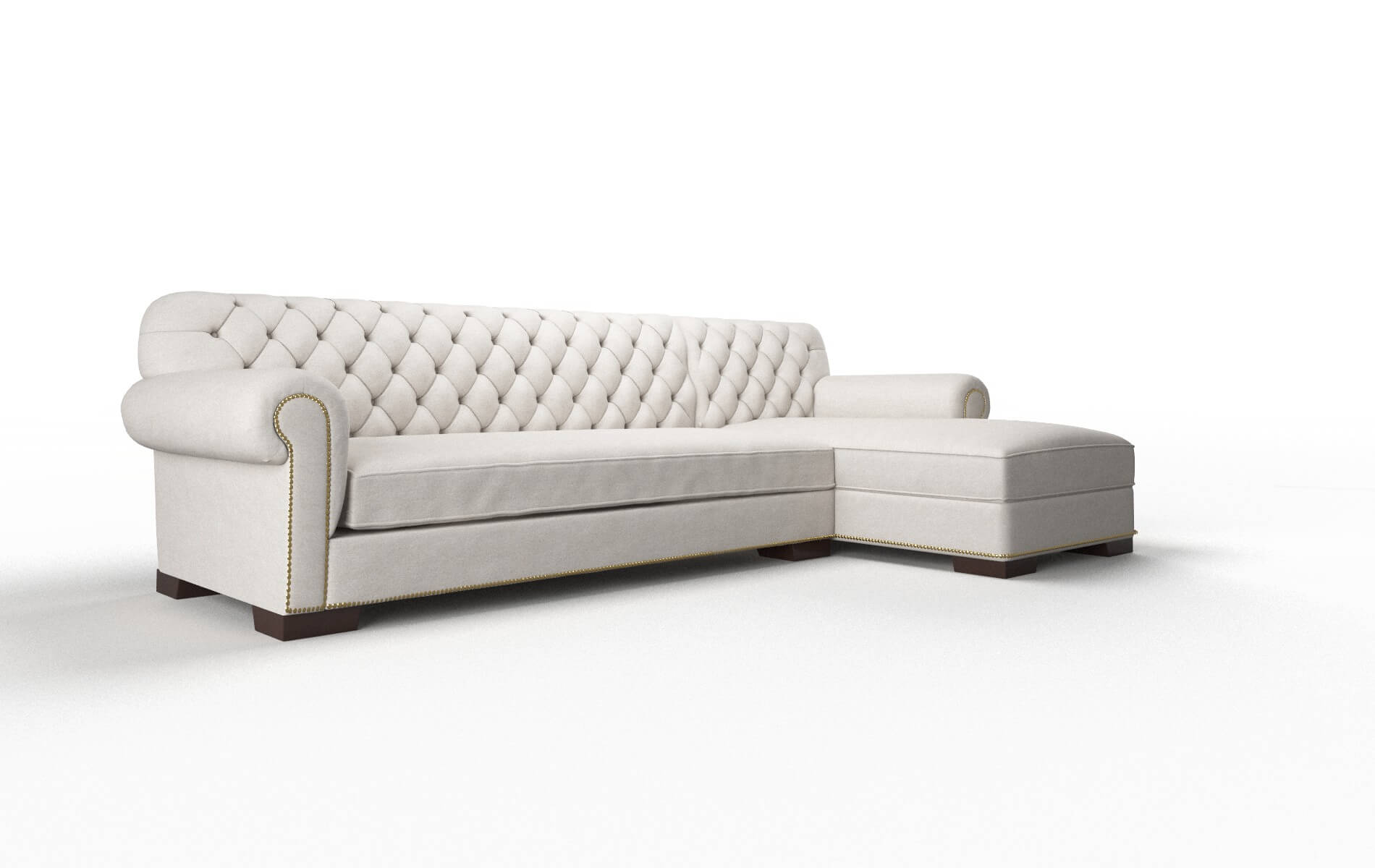 Chester Suave Dove Panel espresso legs 2