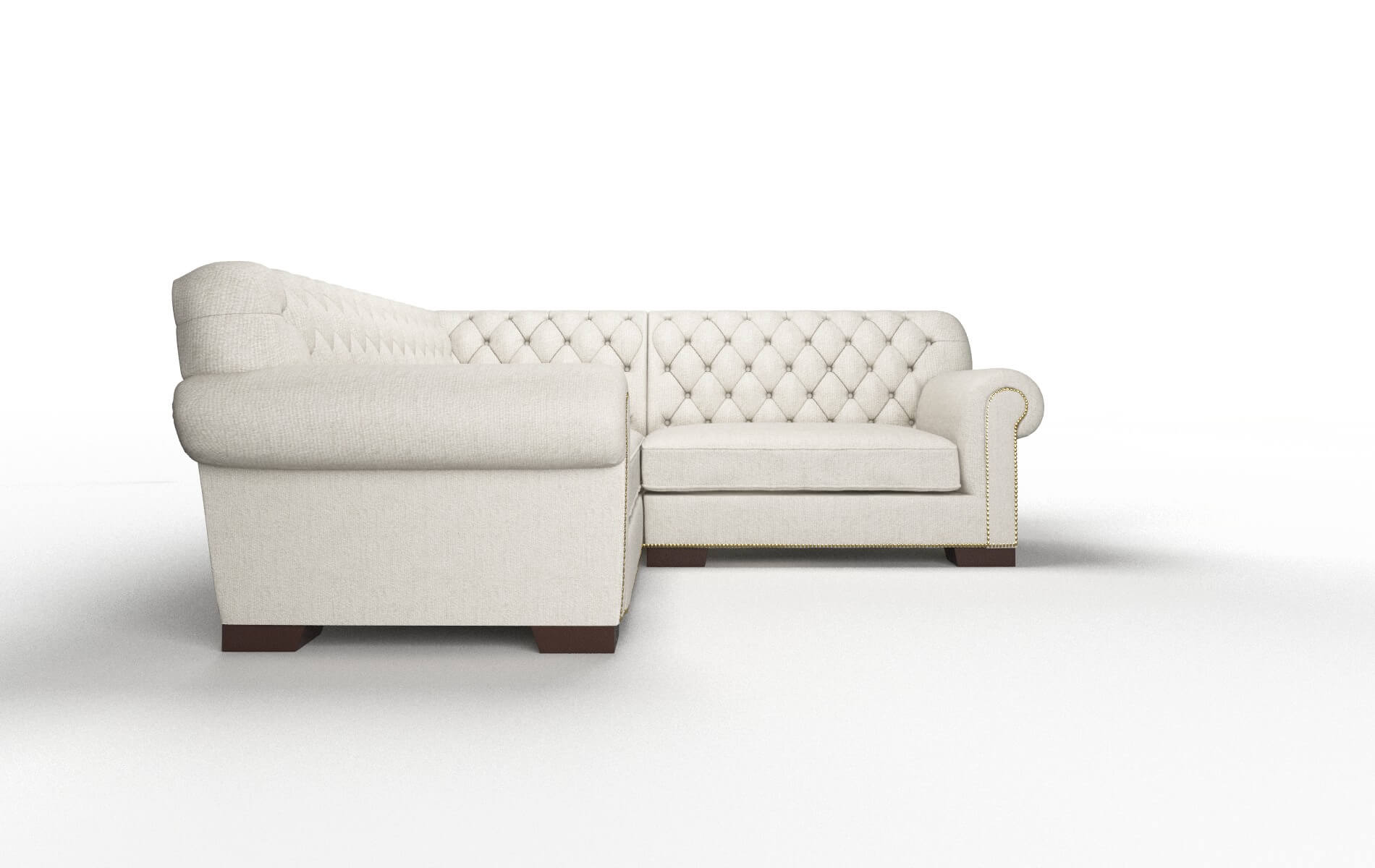 Chester Terrain Natural Sectional espresso legs 2
