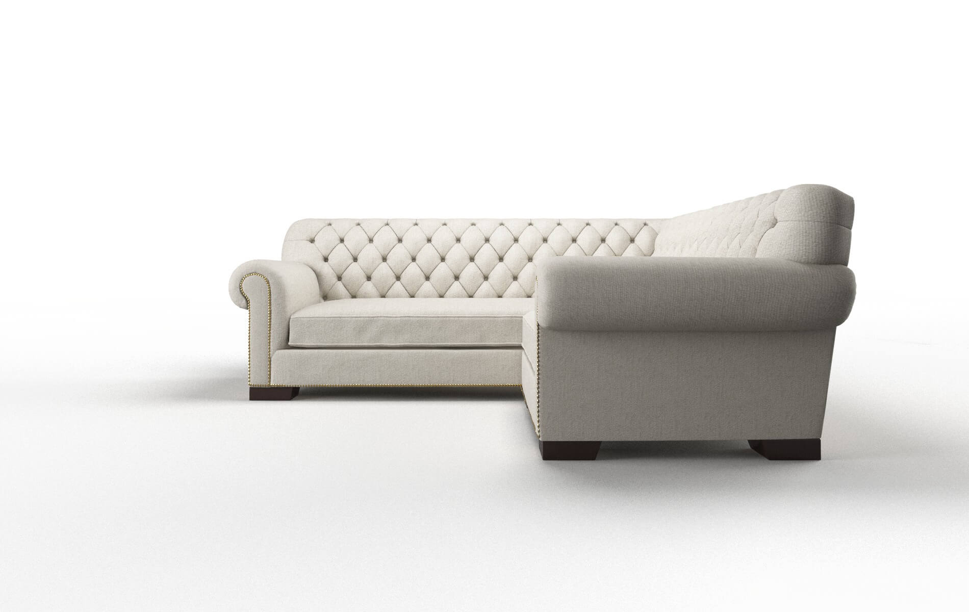 Chester Terrain Natural Sectional espresso legs 5