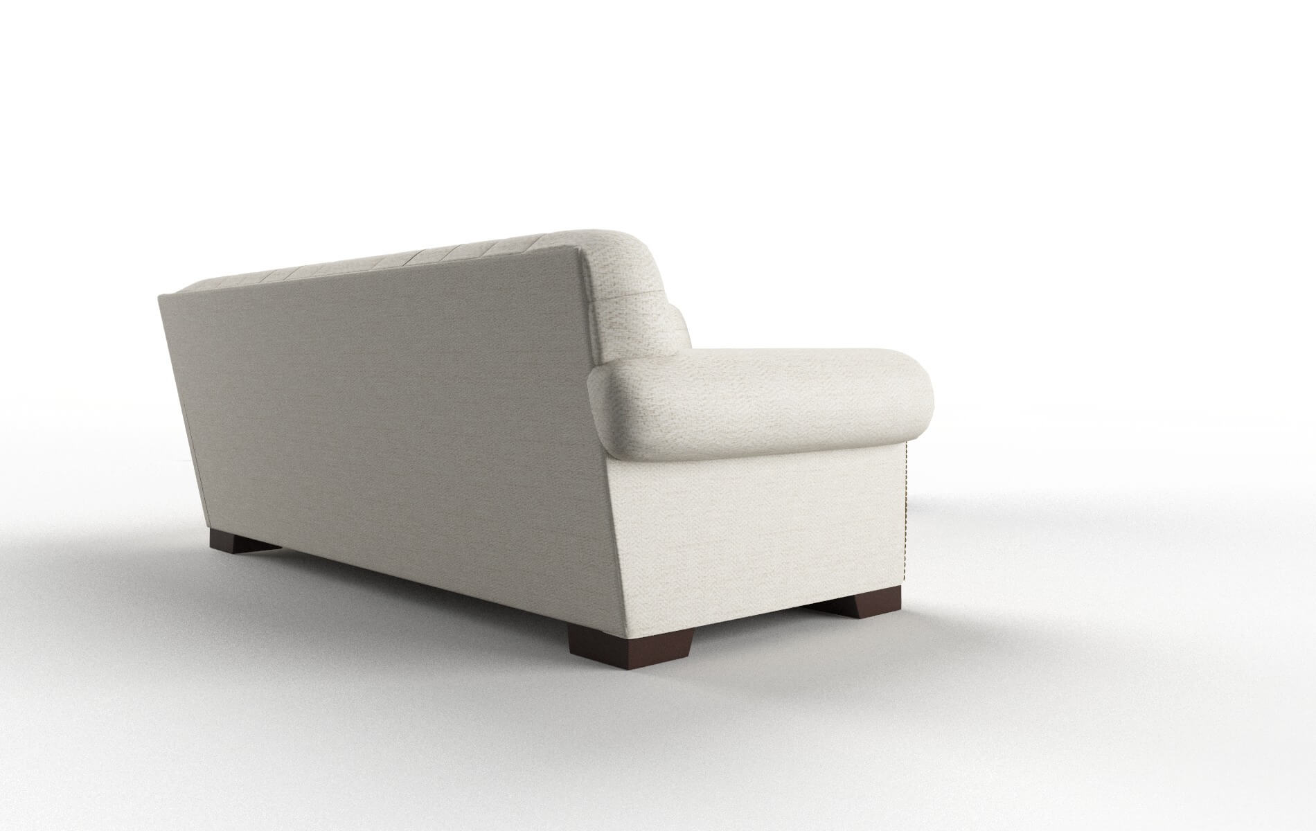 Chester Venus Cream Sectional espresso legs 3