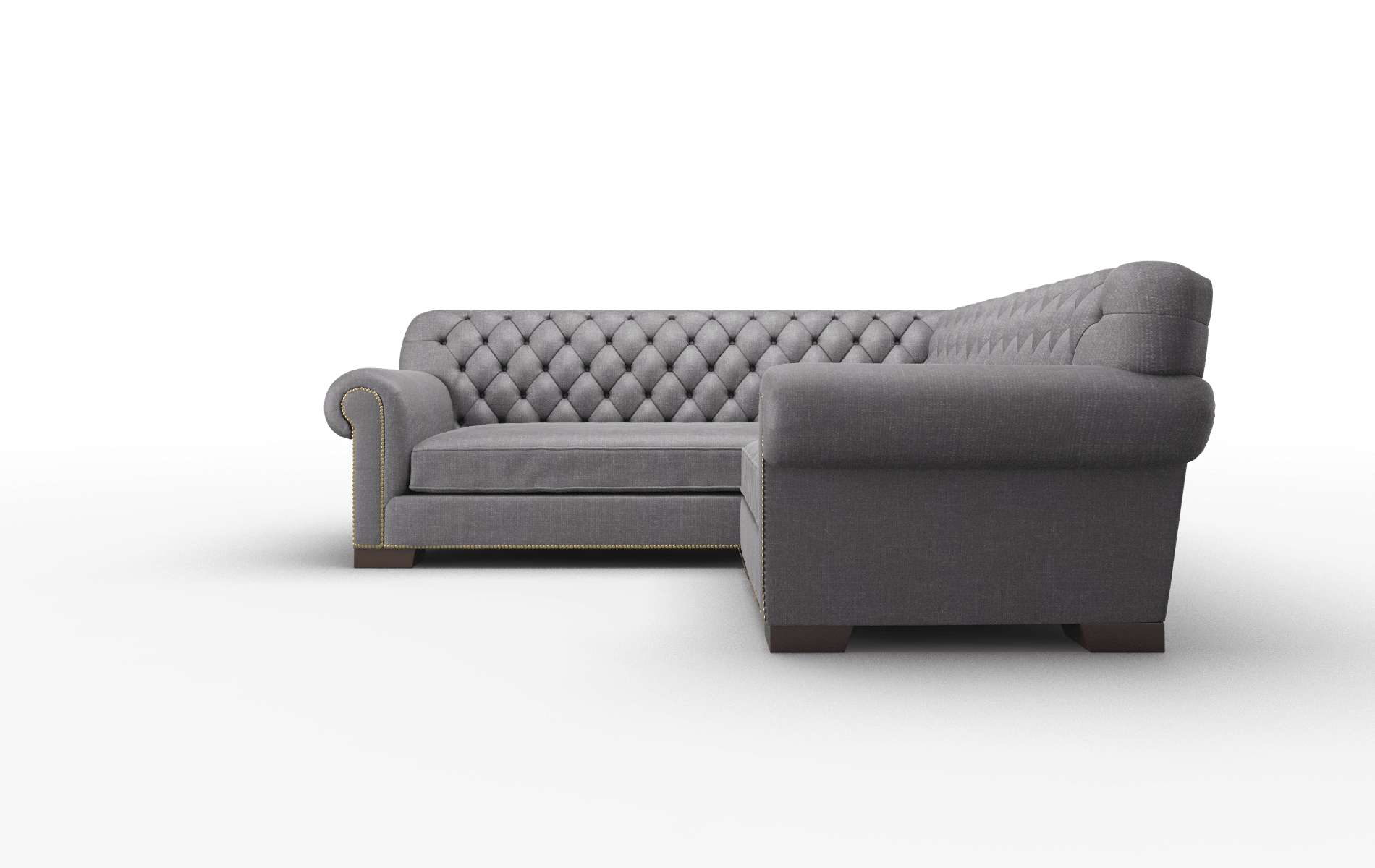 Chester Venus Onyx Sectional espresso legs 5