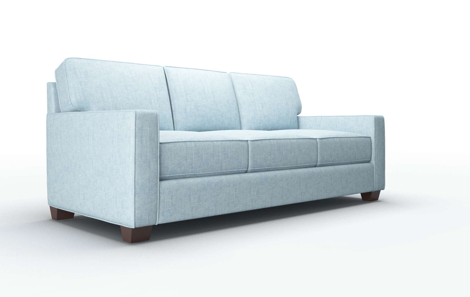 Chicago Atlas Turquoise Sofa espresso legs 2