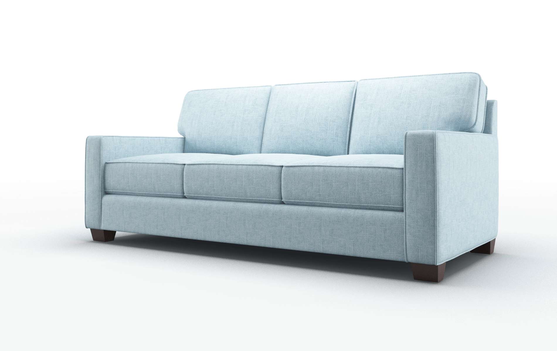 Chicago Atlas Turquoise Sofa espresso legs 4