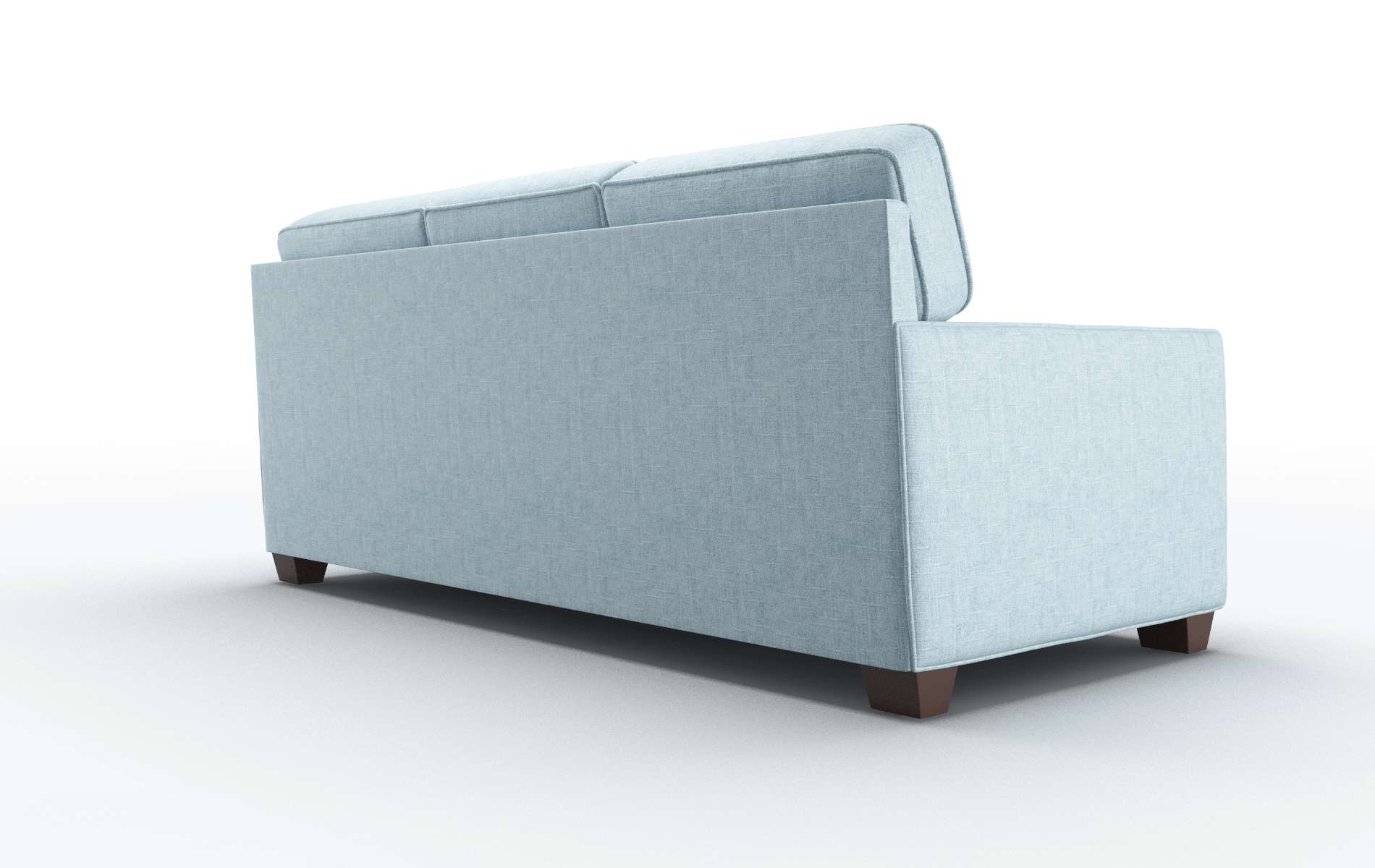 Chicago Atlas Turquoise Sofa espresso legs 5