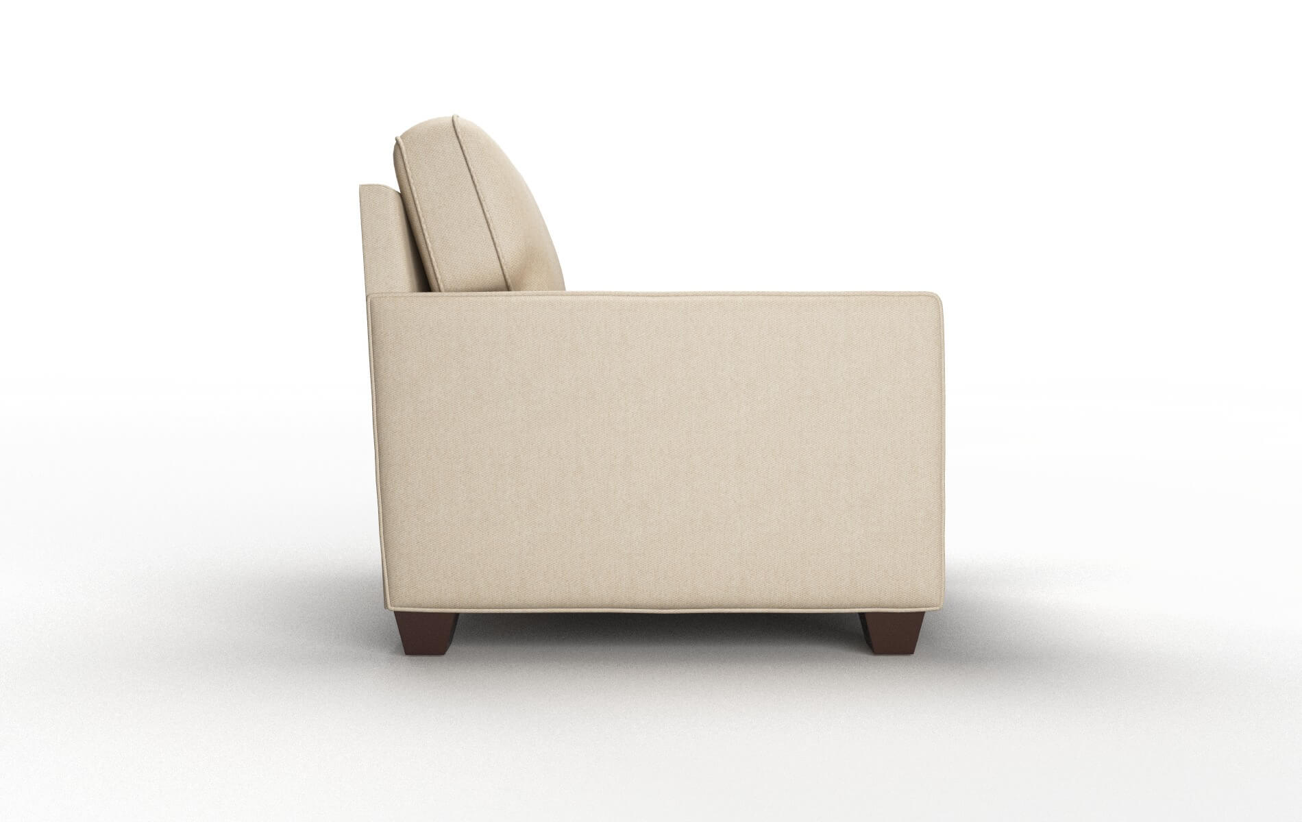 Chicago Avenger Burlap Chair espresso legs 3