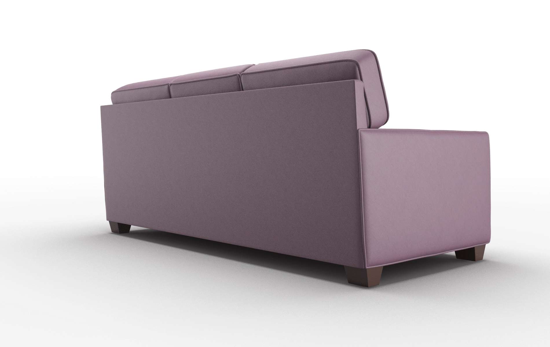 Chicago Bella Aubergine Sofa espresso legs 5