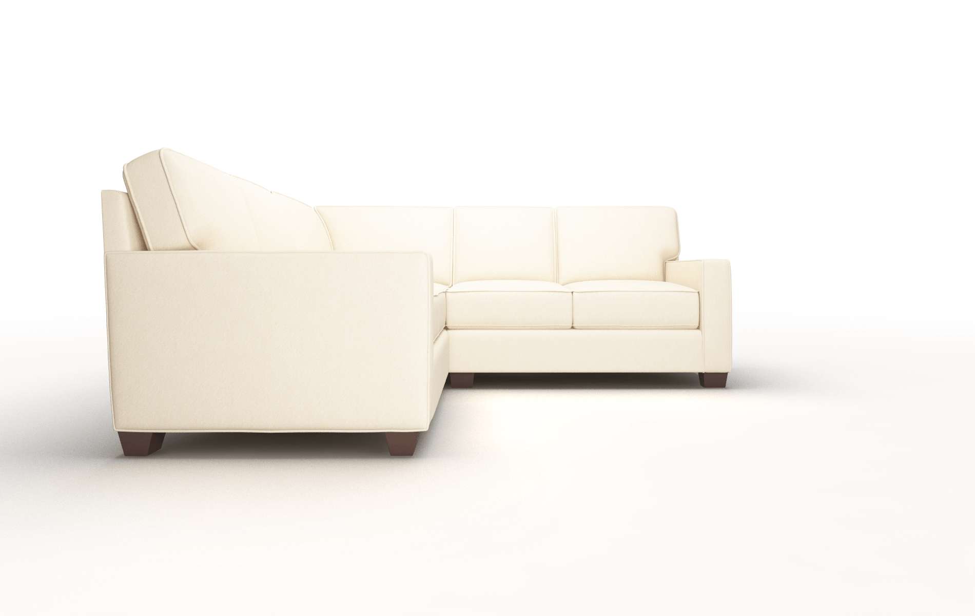 Chicago Bella Buckwheat Sectional espresso legs 2