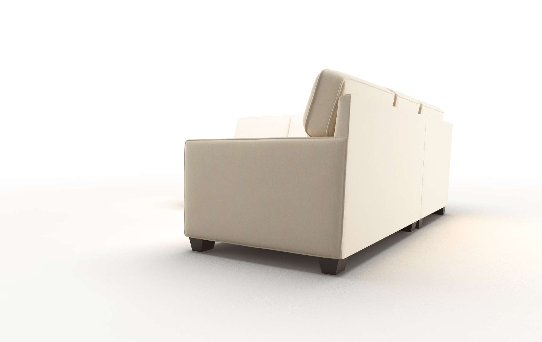 Chicago Bella Buckwheat Sectional espresso legs 4