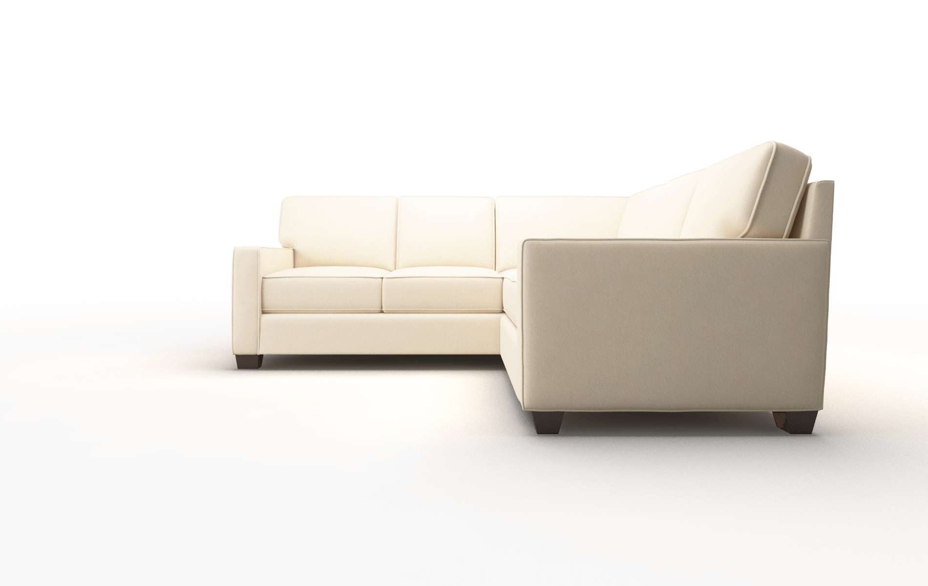 Chicago Bella Buckwheat Sectional espresso legs 5