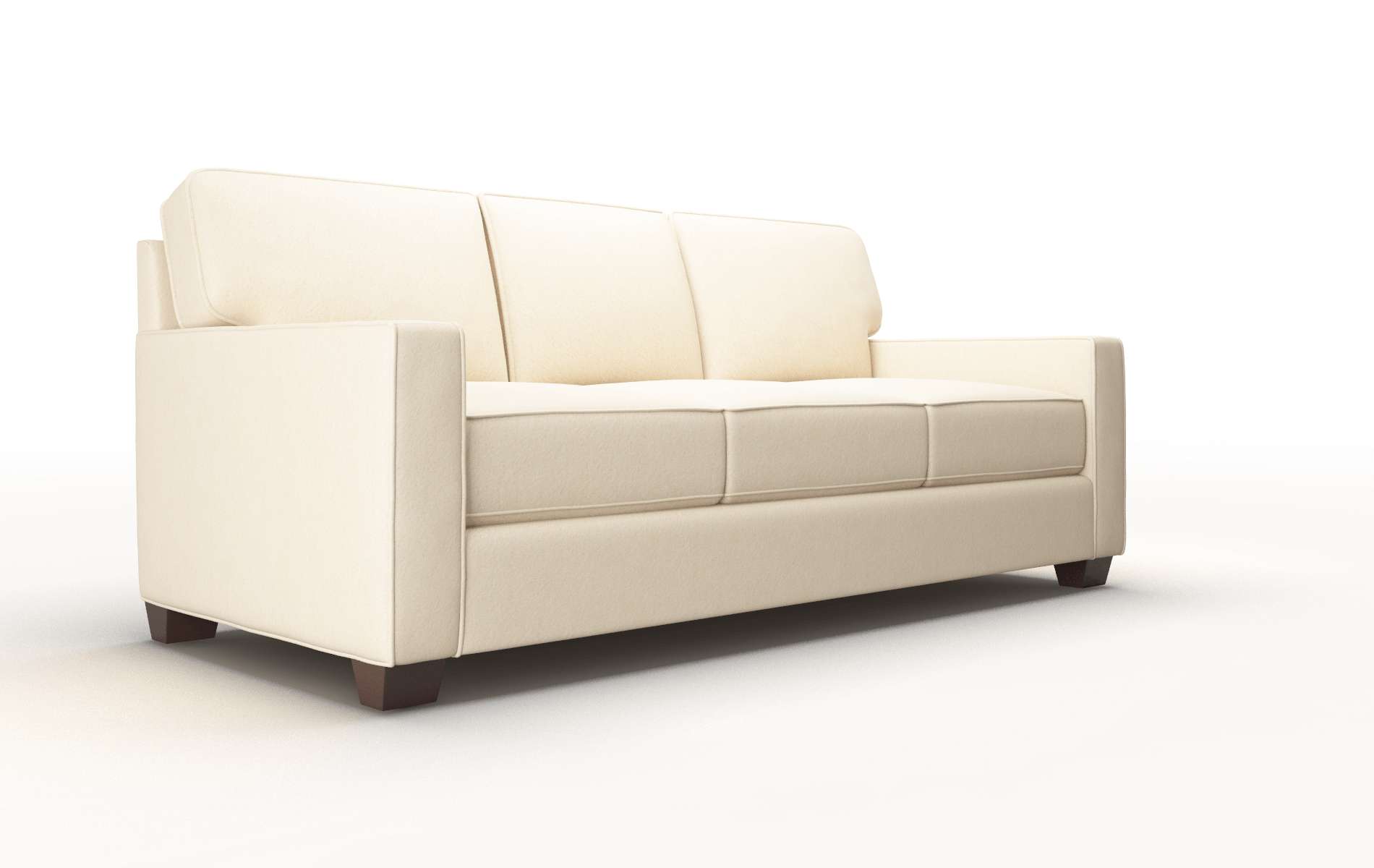 Chicago Bella Buckwheat Sofa espresso legs 2