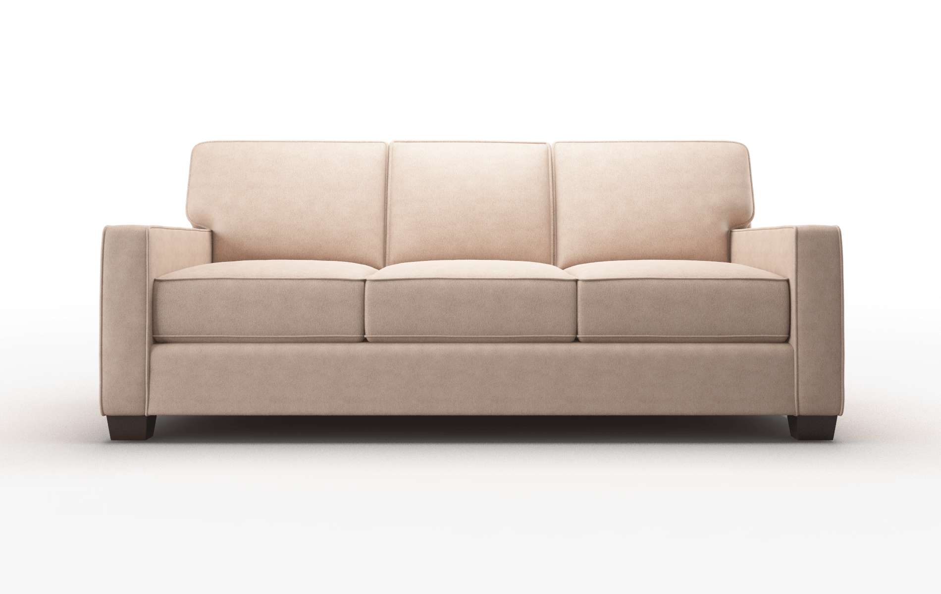 Chicago Bella Cocoa Sofa espresso legs 1