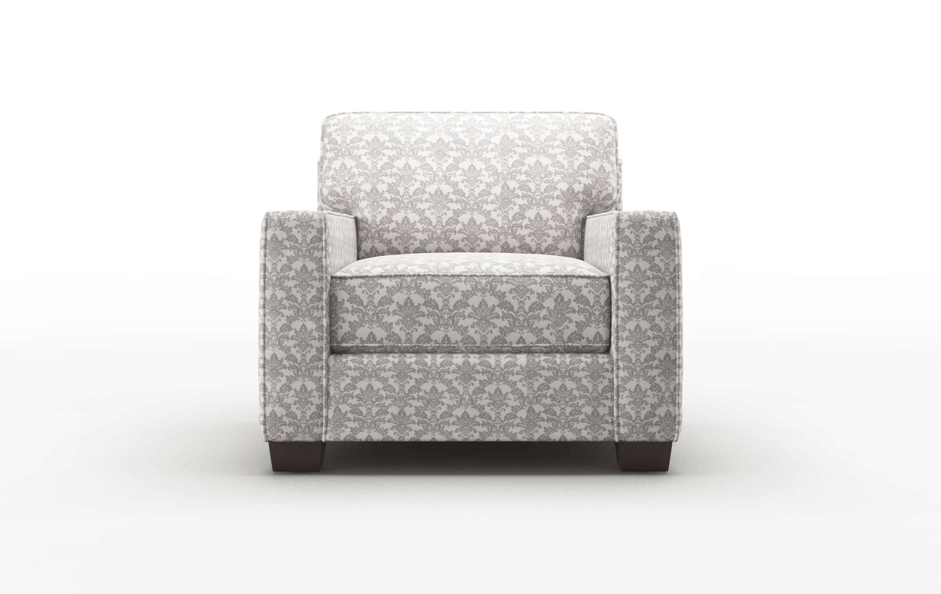 Chicago Bergamo dove Chair Espresso Legs  1