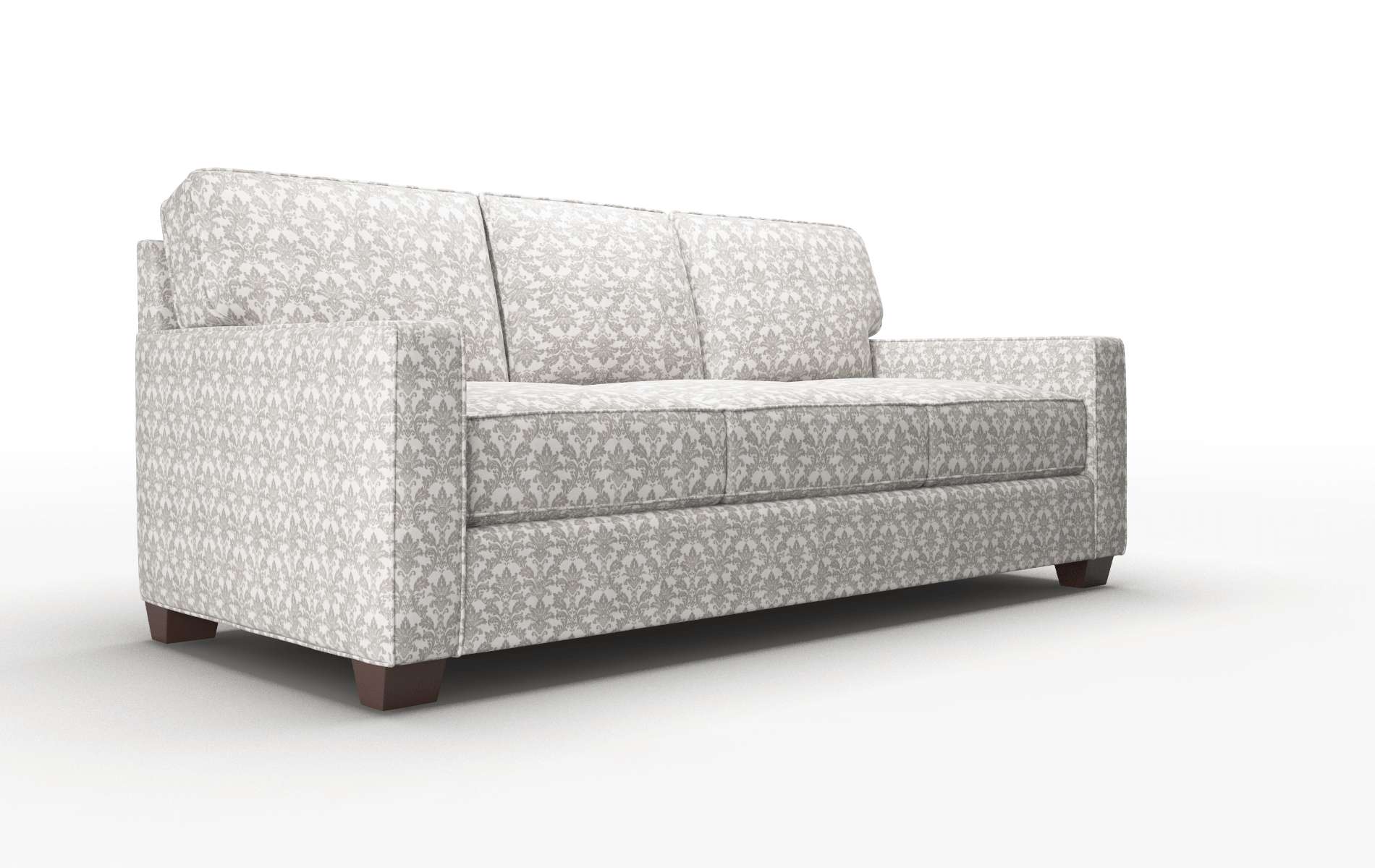 Chicago Bergamo Dove Sofa espresso legs 2